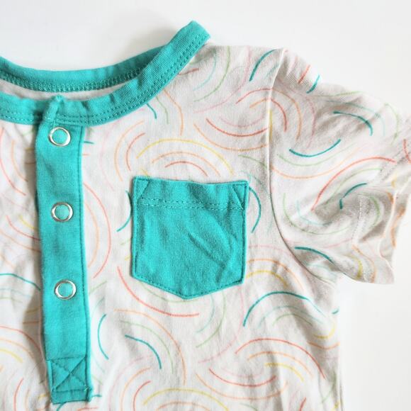 Lark Adventurewear Bamboo Baby Rainbow Romper Size 18 Months - Picture 4 of 7